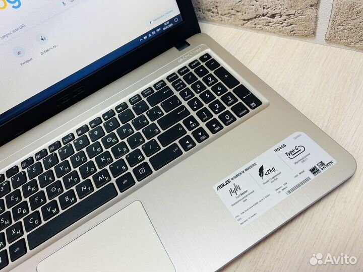 Современный Asus 2 ядра Intel N3050/SSD120GB