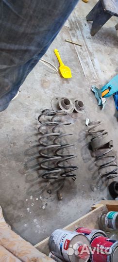 Пружины зад. golf 4,шкода а 4