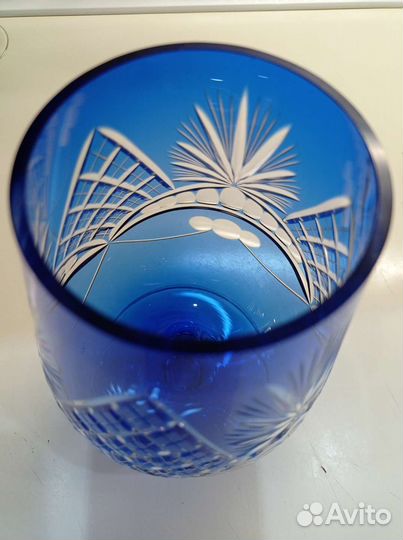 Ваза из цветного хрусталя Германия