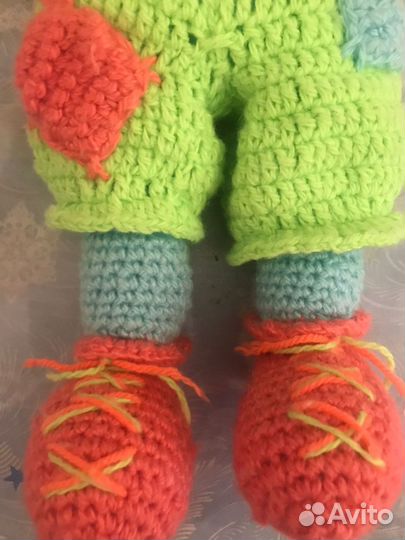 Клоун мягкие игрушки ручной работы