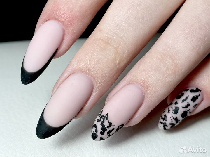 Наращивание, маникюр