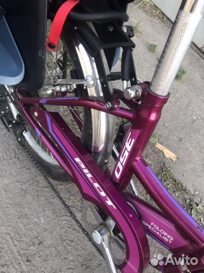 Велосипед с детским креслом