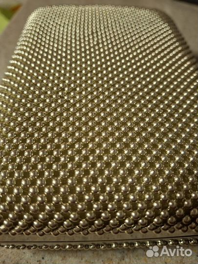 Клатч женский золотой