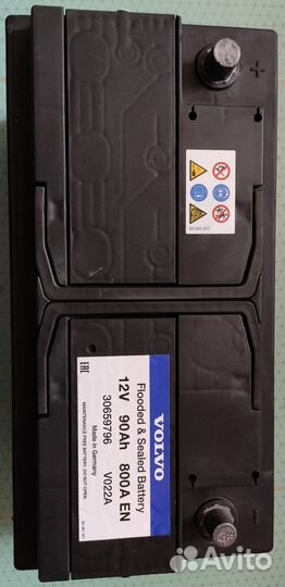 АВТОМОБИЛЬНЫЙ аккумулятор volvo 30659796