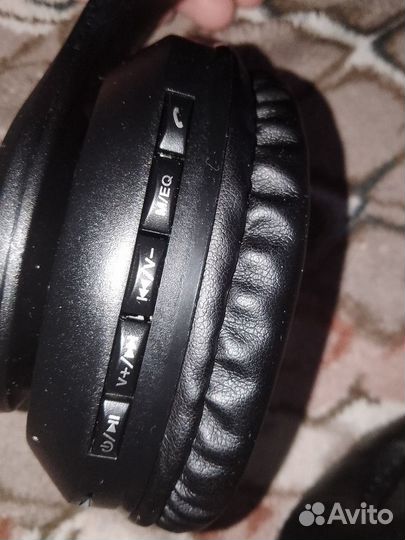 Беспроводные наушники с ушками детские светящиеся