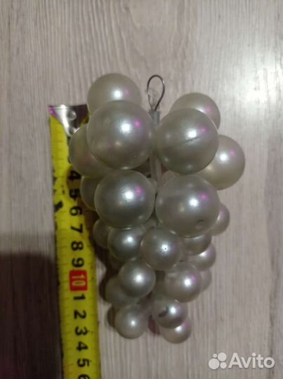 Игрушки новогодние СССР виноград, снегурочка