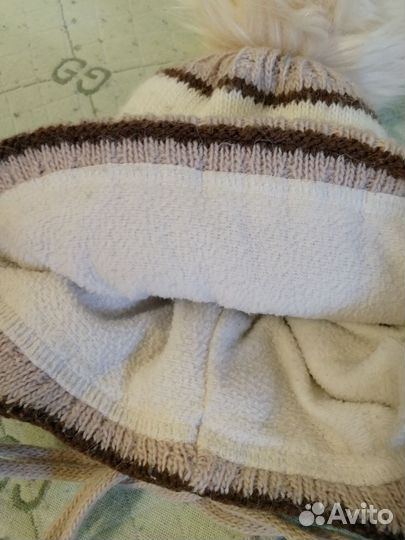 Шапка зимняя с завязками