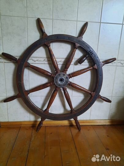 Штурвал судовой дубовый, начало 50-х