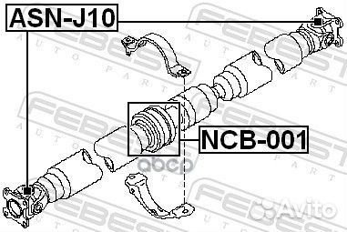 Крестовина кард.вала nissan qashqai/X-trail 06