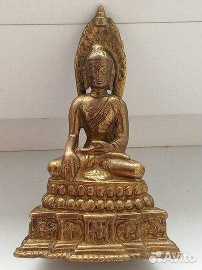 Бронзовая статуэтка. Будда. оригинал