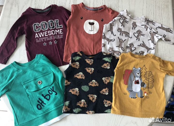 Пакет весенних кофточек на мал. р 80 в хор.сост