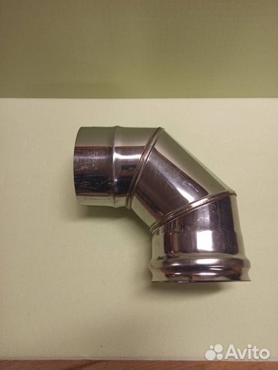 Дымоход угол90 нержавейка