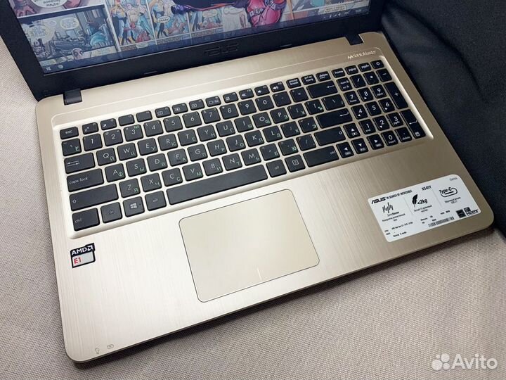 Ноутбук Asus X540YA Gold