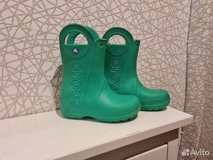 Сапоги crocs детские резиновые