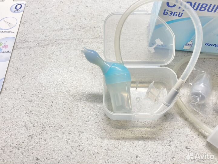 Аспиратор назальный отривин baby насадки