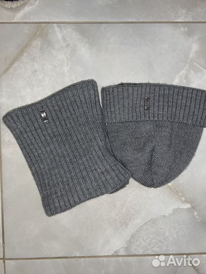 Шапка и шарф мужские