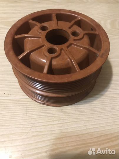 Шкив помпы УАЗ патриот текстолит сдвоеный по конд