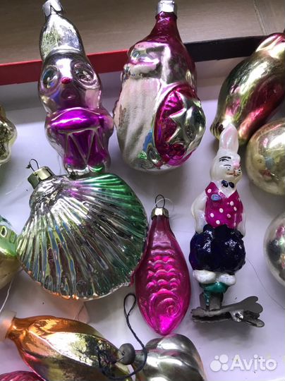 Елочные игрушки СССР