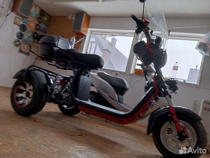 Электроскутер white siberia pro trike 3000w с 2акб