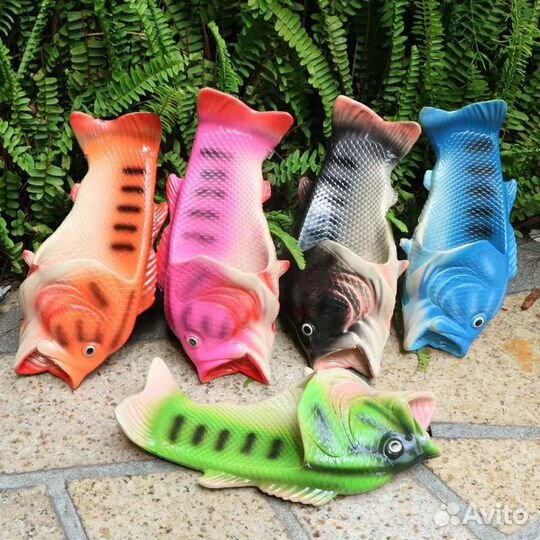 Мужские тапки рыбки для Рыбака и не только