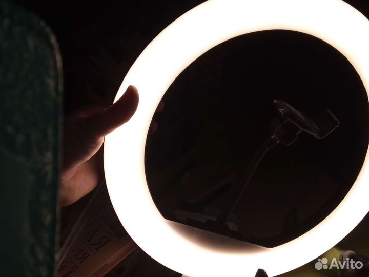 Кольцевая лампа со штативом бу