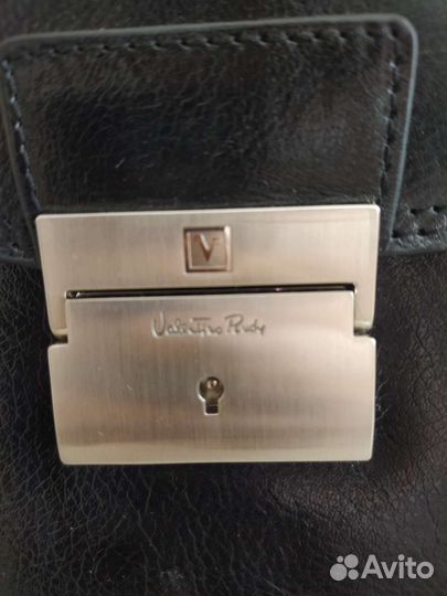 Мужской кожаный портфель новый