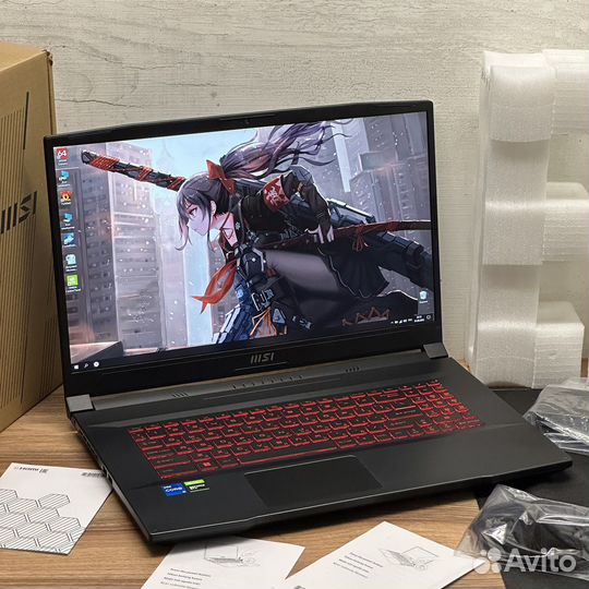 Новый MSI 17.3 144Гц I5-11400H/16GB/GTX 1650/SSD