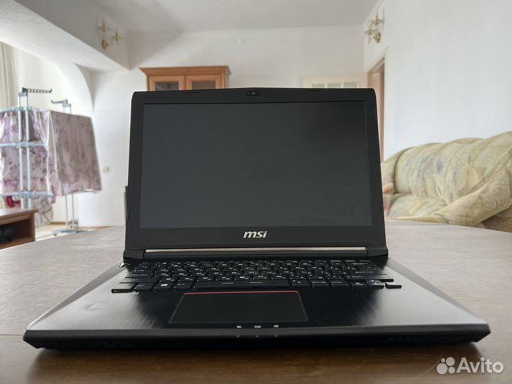 Ноутбук MSI: Intel Core i5/Geforce 1060 6GB