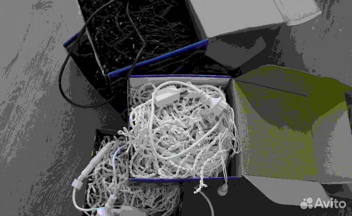 Гирлянда бахрома 25м