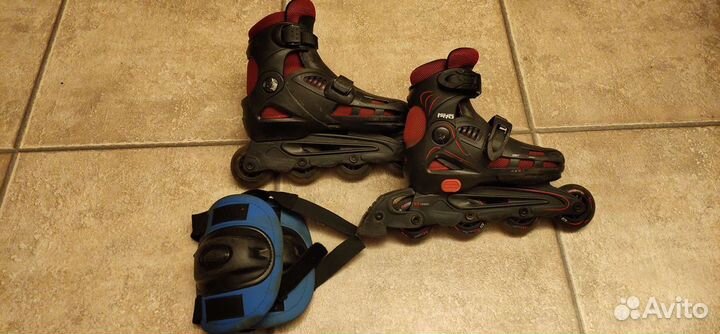 Роликовые коньки детские раздвижные