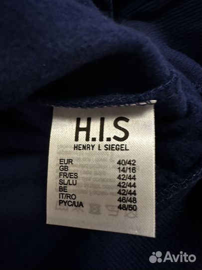 Свитшот женский 48 50 синий