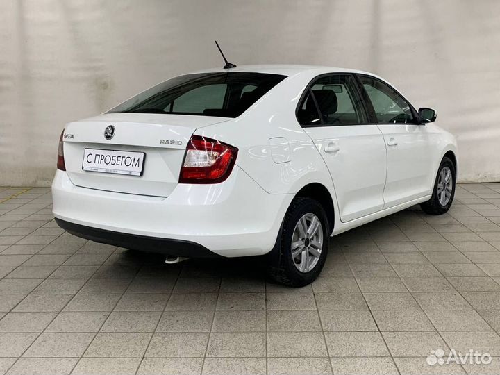 Skoda Rapid 1.6 МТ, 2018, 101 561 км
