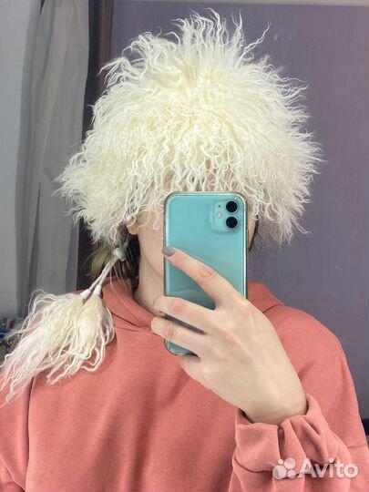 Папаха из пушистой и кучерявой овчины