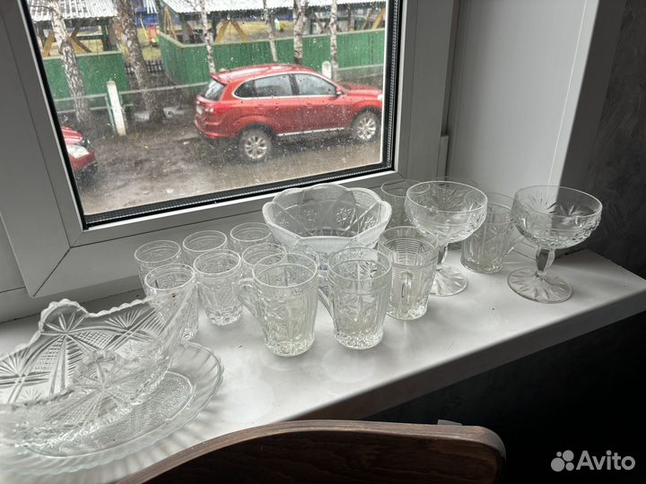 Посуда хрустальная