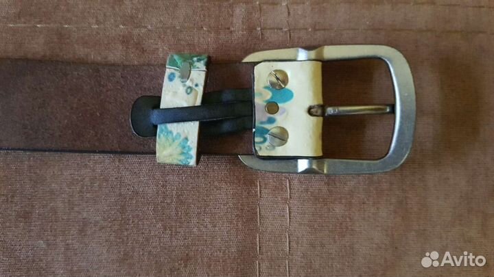 Ремень кожаный