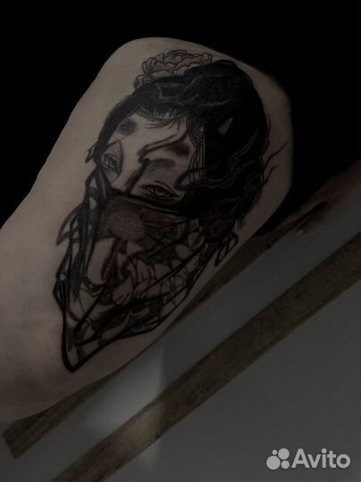 Коррекция старых татуировок