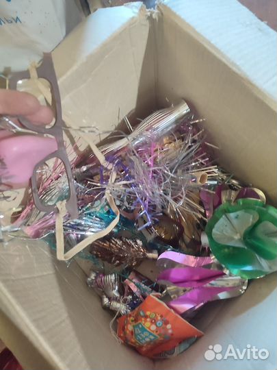 Елочные игрушки СССР стекло, винтаж