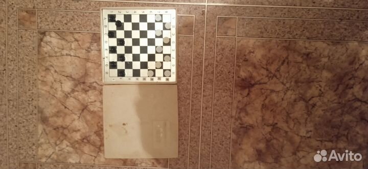 Шахматы шашки дорожные магнитные СССР
