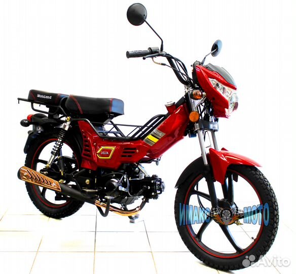 Мопед Дельта красный (S2)