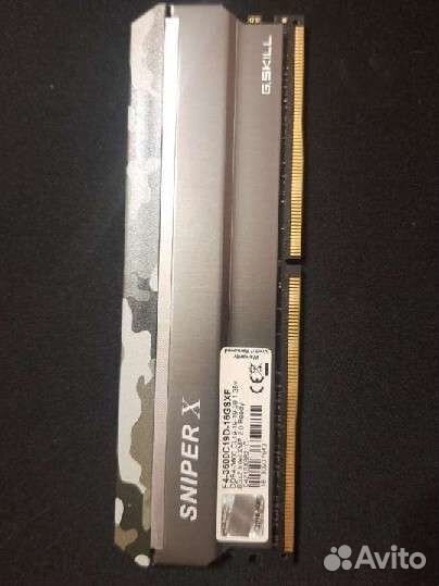 Оперативная память g.skill sniperX 3600 2x8gb