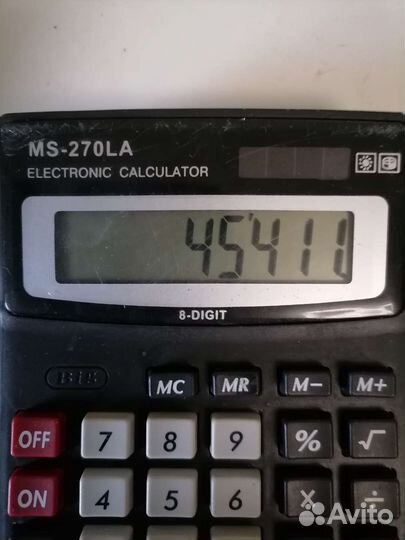 Калькулятор SDC-800 и MS-279LA