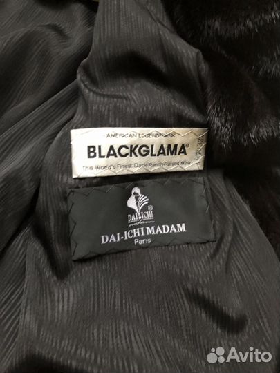 Шуба норковая Blackglama