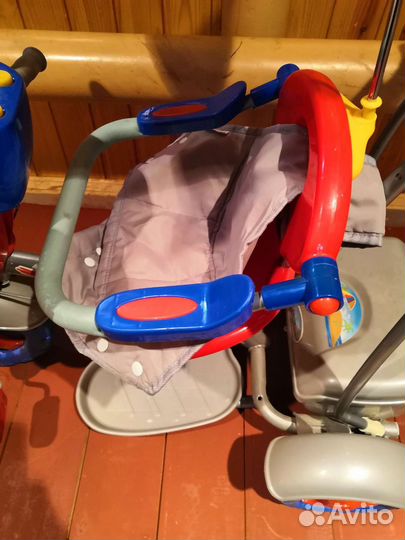 Велосипед-коляска музыкальный трёхколёсный