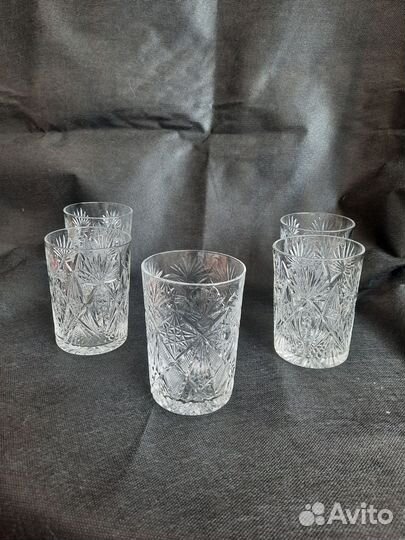 Бокалы Рюмки Стаканы СССР хрусталь и стекло