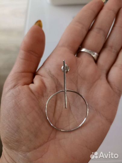 Серьги из серебра