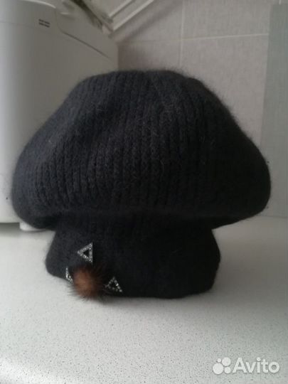 Берет вязаный