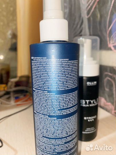 Спрей, пена для укладки волос