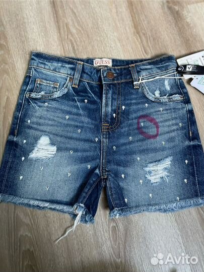 Джинсовые шорты на девочку Guess