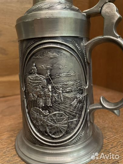 Пивная кружка олово. Германия