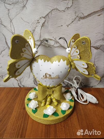 Ночник сердце